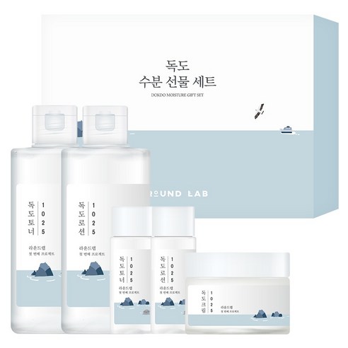 라운드랩 1025 독도 수분 선물 5종 세트 솔직 후기 | 피부 타입별 분석 썸네일