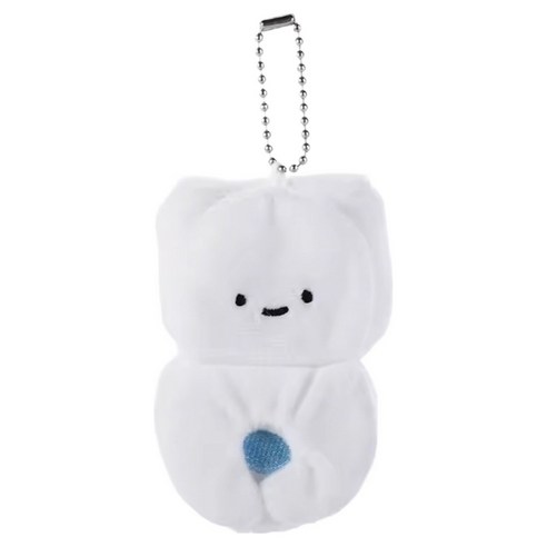 아트조이 화장실 인형 키링, 앉아서상쾌, 1개, 10cm