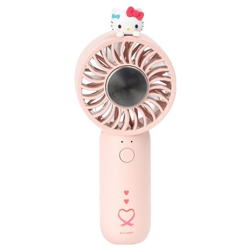 로이체 산리오 캐릭터즈 냉각패드 쿨링 BLDC 미니 휴대용 선풍기, SAN-RHF-C, HELLOKITTY