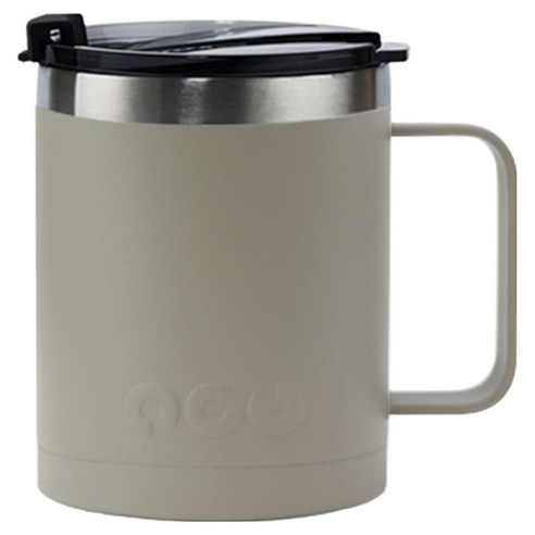 오트룩스 밀폐 머그 텀블러, 카키그레이, 355ml, 1개