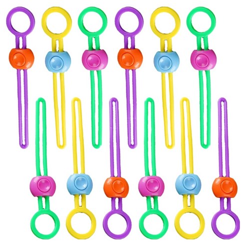 다기능 케이블 정리 로프 주방 밀봉 스트랩, 랜덤발송, 12개