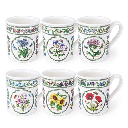 포트메리온 뉴베리에이션 BF 머그컵 260ml x 6종 세트, HMD, 1세트