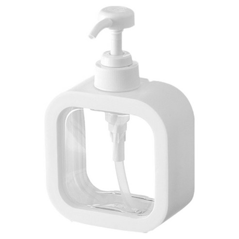아리코 펌프 디스펜서 리필용기 500ml, 화이트, 1개
