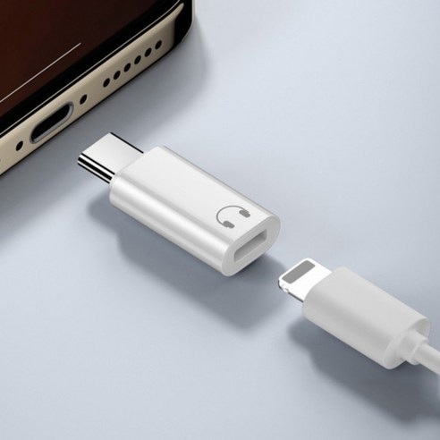 호후 C타입젠더 아이폰 아이패드 이어폰 라이트닝 8핀 to C타입 변환 젠더 로이젠 이미지 3