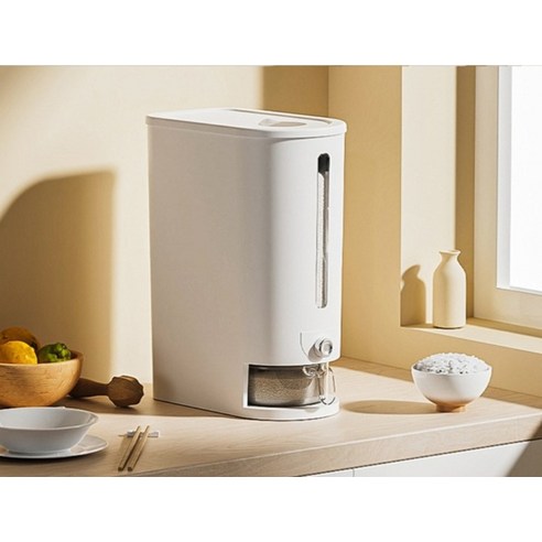 존글로벌 원터치 계량 쌀통 10kg 실사용 후기 | 효과 있을까? - 상품 이미지 2