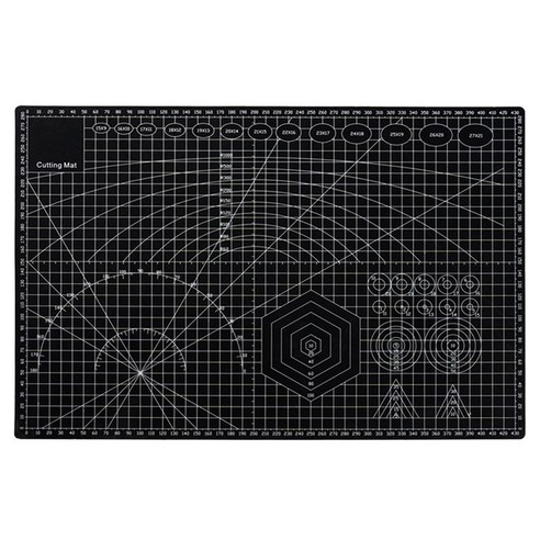 인포멀스 데스크 커팅매트 A3, 블랙