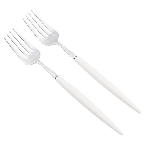 보겐 알르망드 샤틴 커트러리 디저트포크, 화이트, 2개