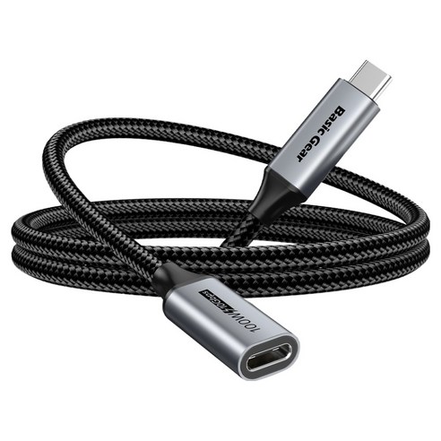 베이직기어 USB 3.2 Gen2 10Gbps C타입 연장케이블