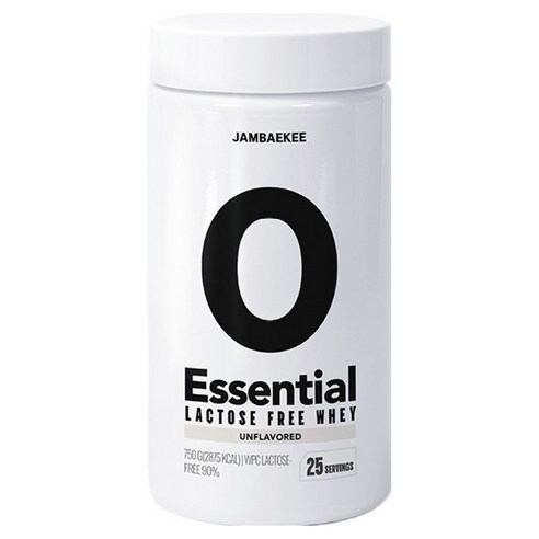 잠백이 에센셜 락토프리 웨이프로틴 파우더 무맛, 750g, 1개