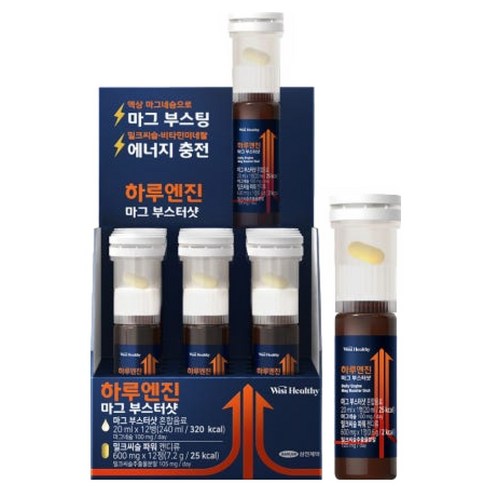 위시헬씨 하루엔진 마그 부스터샷, 12회분, 1박스