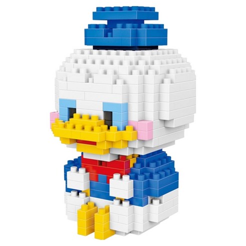 wisehawk 나노블럭 301LN, 파란 모자 오리, 1개