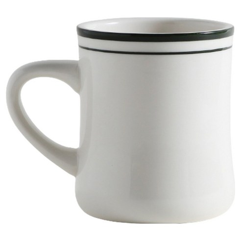 시라쿠스 뉴욕 킹스인 오목머그 400ml, 칼딘그린, 1개