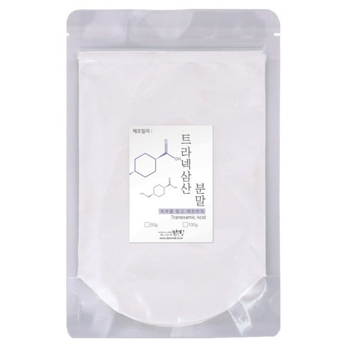 맑을담 트라넥삼산가루 트라넥삼산 분말 트라넥사믹애씨드 100g, 화이트, 1개