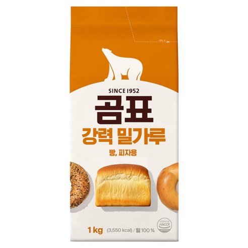 곰표 강력 밀가루, 1kg, 1개