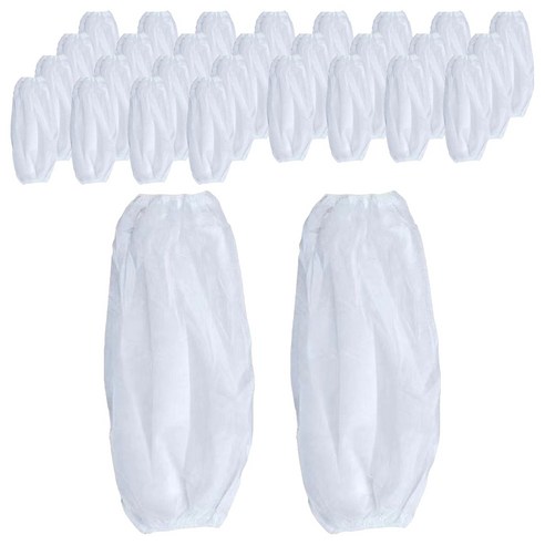 일회용 부직포 팔토시 100p, 화이트 화이트