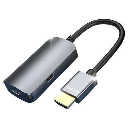 수피 4K 60Hz 고해상도 HDMI to USB C타입 변환 모니터 컨버터, 1개