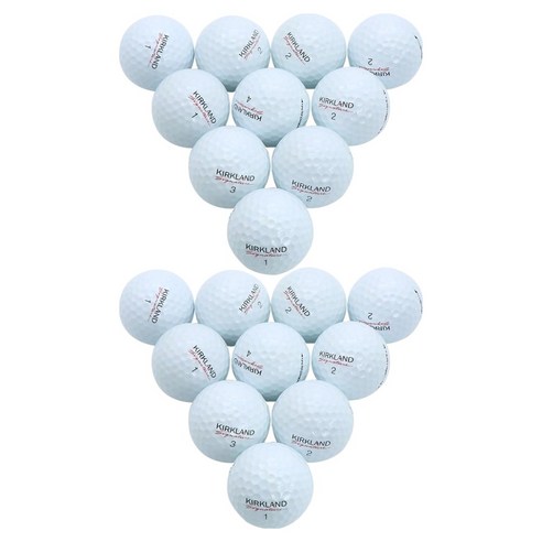 커클랜드 유니크에픽 혼합 골프공 로스트볼 특S+ 42.67mm 20p 세트, 화이트, 20개입, 1세트