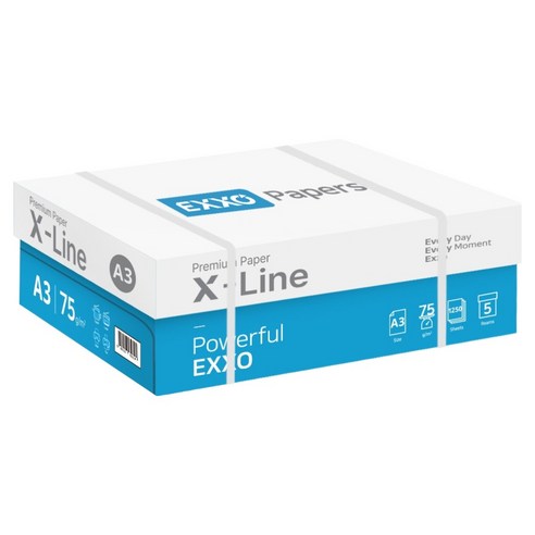 엑소 엑스라인 복사용지 75g, A3, 1250개