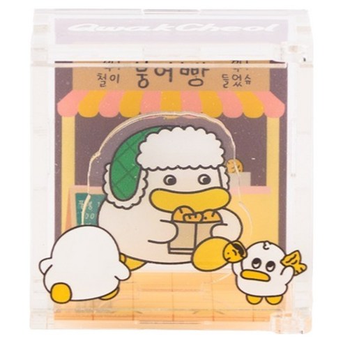 콜리 곽철이 굿즈 아크릴 피규어 붕어빵 50 x 40 x 45 mm, 1개
