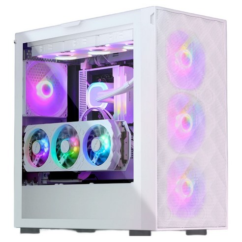 주연테크 2025 익스트림 라이젠9 라이젠 9000 시리즈 지포스 RTX 5070, 화이트, 16GB, 512GB, WIN11 Home, D7995X57W-W