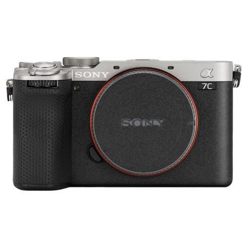 코엠스킨 소니 A7C2 II A7CR 카메라 스킨 보호 필름, 투명 상단 리치그레인 하단, 1개