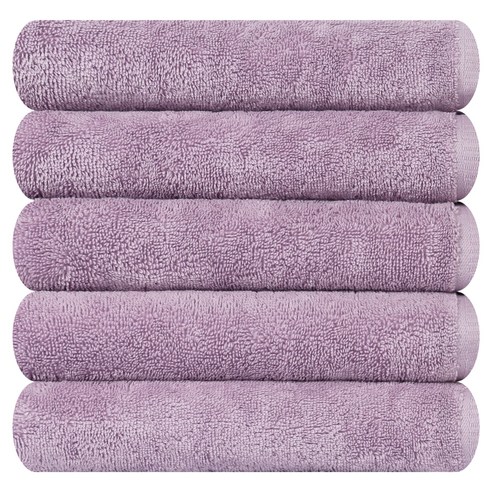 송월타월 뉴 데일리 소프트볼륨 40 수건 200g 코마사, 퍼플, 5개