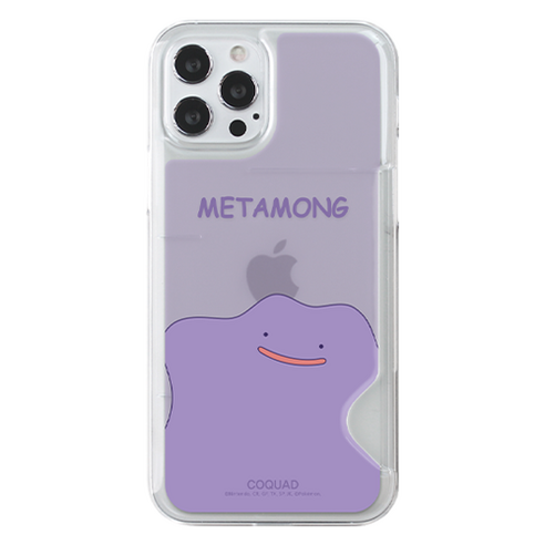 포켓몬 메타몽 반투명 카드 슬림 휴대폰 케이스