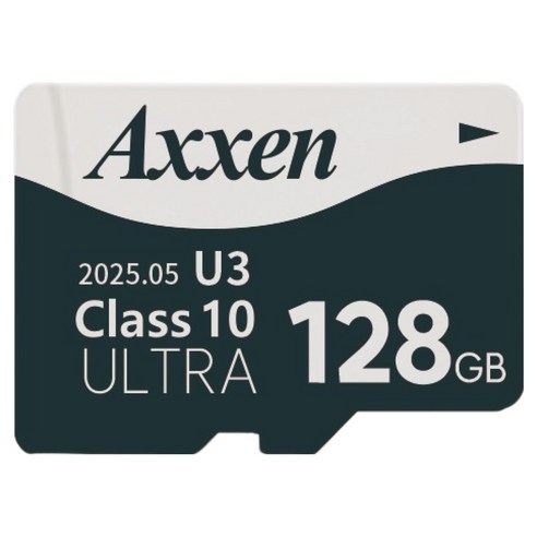 액센 울트라 U3 마이크로 SD 메모리 카드 MSD52, 128GB, 1개
