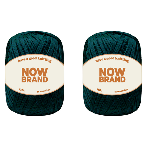 울클럽 NOWBRAND 고급 인견사 뜨개실 80g, 118 다크그린, 2개