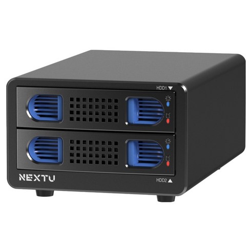 넥스트유 하비슈 2베이 USB 3.0 5Gbps HDD SSD 데이터 스토리지, 922U3, 1개