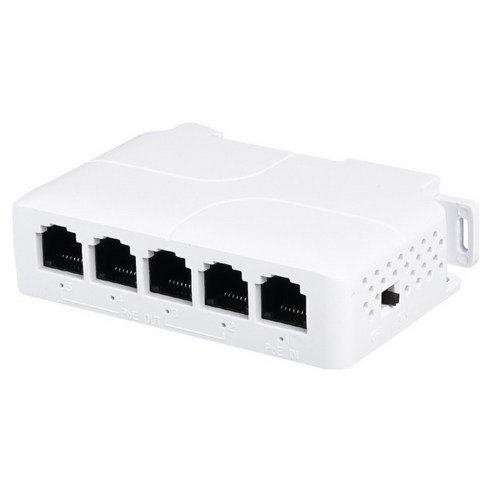 컴스 1:4 무전원 4분배 10 100mbpss PoE 분배기, 1개