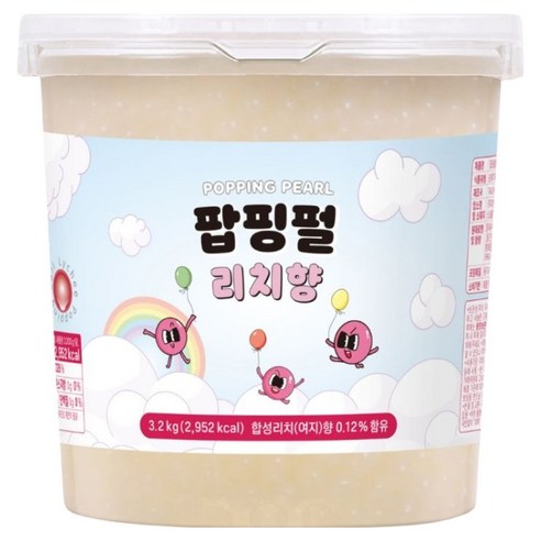 토핑스 팝핑펄 팝핑보바 리치향, 3.2kg, 1개입, 1개