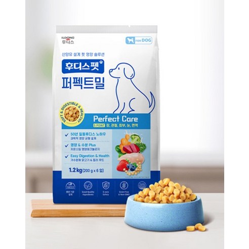 후디스펫 강아지 퍼펙트밀 산양유 기능성 사료 이미지 4