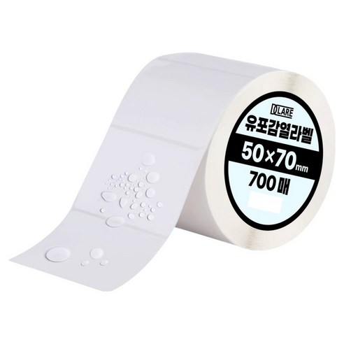디클레어 유포감열 라벨지 바코드 프린터용 700p, 1개