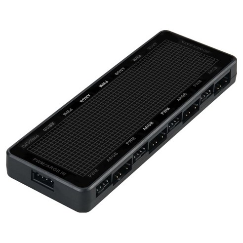 컴스 ARGB PWM 허브 분배 8Port SATA 팬 쿨러 CPU 컨트롤러 BF458, 1개
