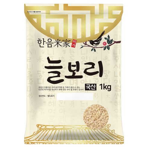 한음미가 국산 늘보리, 1kg, 1개
