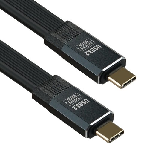 컴스 C타입 USB 3.2 케이블 20Gbps 100W JA363, 1개, 혼합색상, 50cm