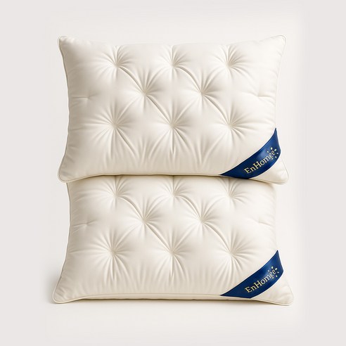 DALJAM 슬립피안 호텔 베개 화이트 × 68 x 43 x 16 cm × 2개, 화이트 × 68 x 43 x 16 cm × 2개 섬네일