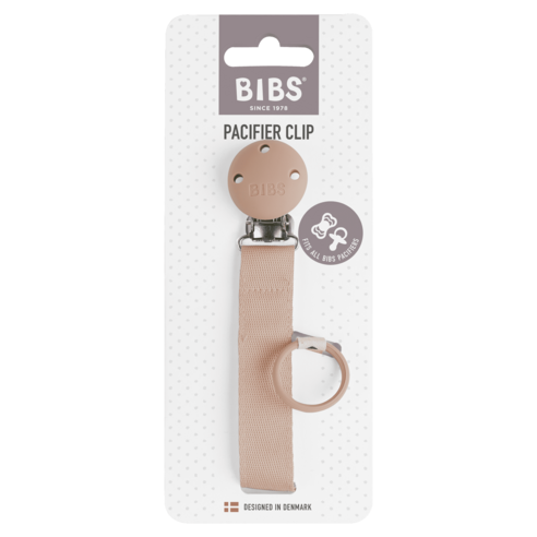 BIBS 쪽쪽이 리본 클립, 블러쉬, 1개