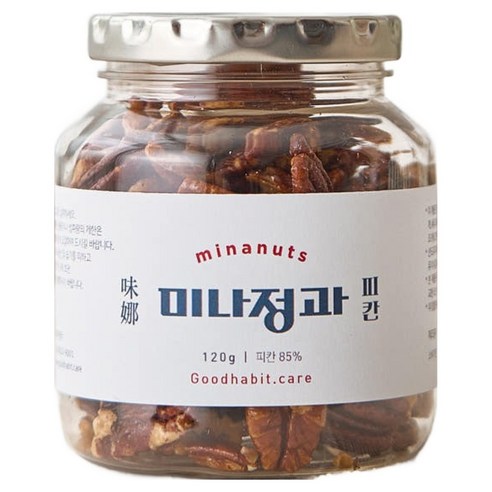 착한습관 미나정과 피칸, 120g, 1개