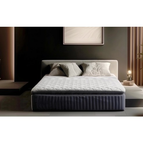 편안한 잠자리를 위한 럭스나인 라텍스 토퍼와 핫앤쿨 패드 세트