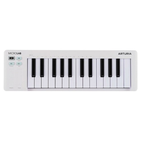 아투리아 마이크로랩 MK3 포터블 미디컨트롤러, 화이트, 1개, MicroLab mk3