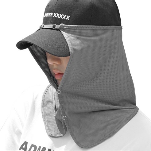 그루브스타 제코 사이즈 조절 캡 선가드, 그레이, 1개