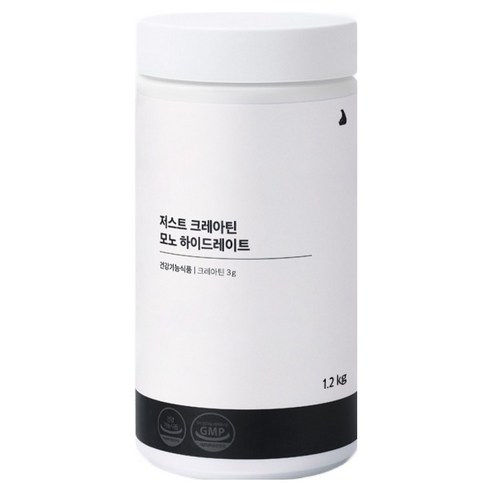 잠백이 저스트 크레아틴 모노 하이드레이트 헬스보조제 1.2kg, 1개 실사용 후기 | 효과 있을까? - 상품 이미지 1