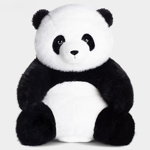 순잠 선물하기좋은 리얼한 대형 판다인형시리즈, 앉아있는팬더, 1개, 30cm