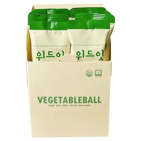 위드잇 유아용 유기농 야채볼 12p, 42g, 1개