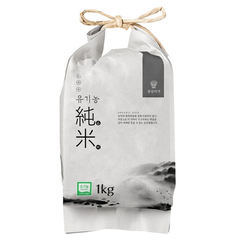 경성미가 유기농 용의 눈동자 순미, 1kg, 1개, 상등급