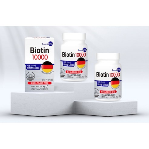비욘드비타 비오틴 10000mcg 120정, 1개 이미지 4
