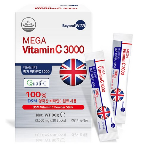비욘드비타 메가 비타민C 3000, 30스틱, 1개