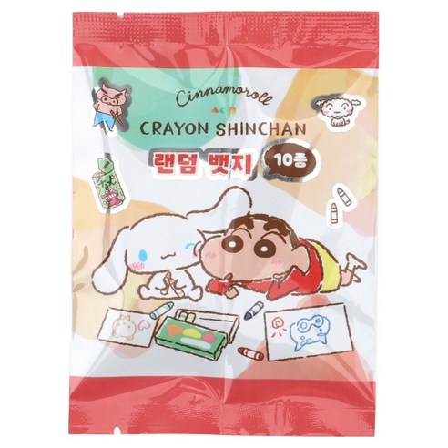 산리오 시나모롤 짱구는 못말려 랜덤 핀버튼 뱃지